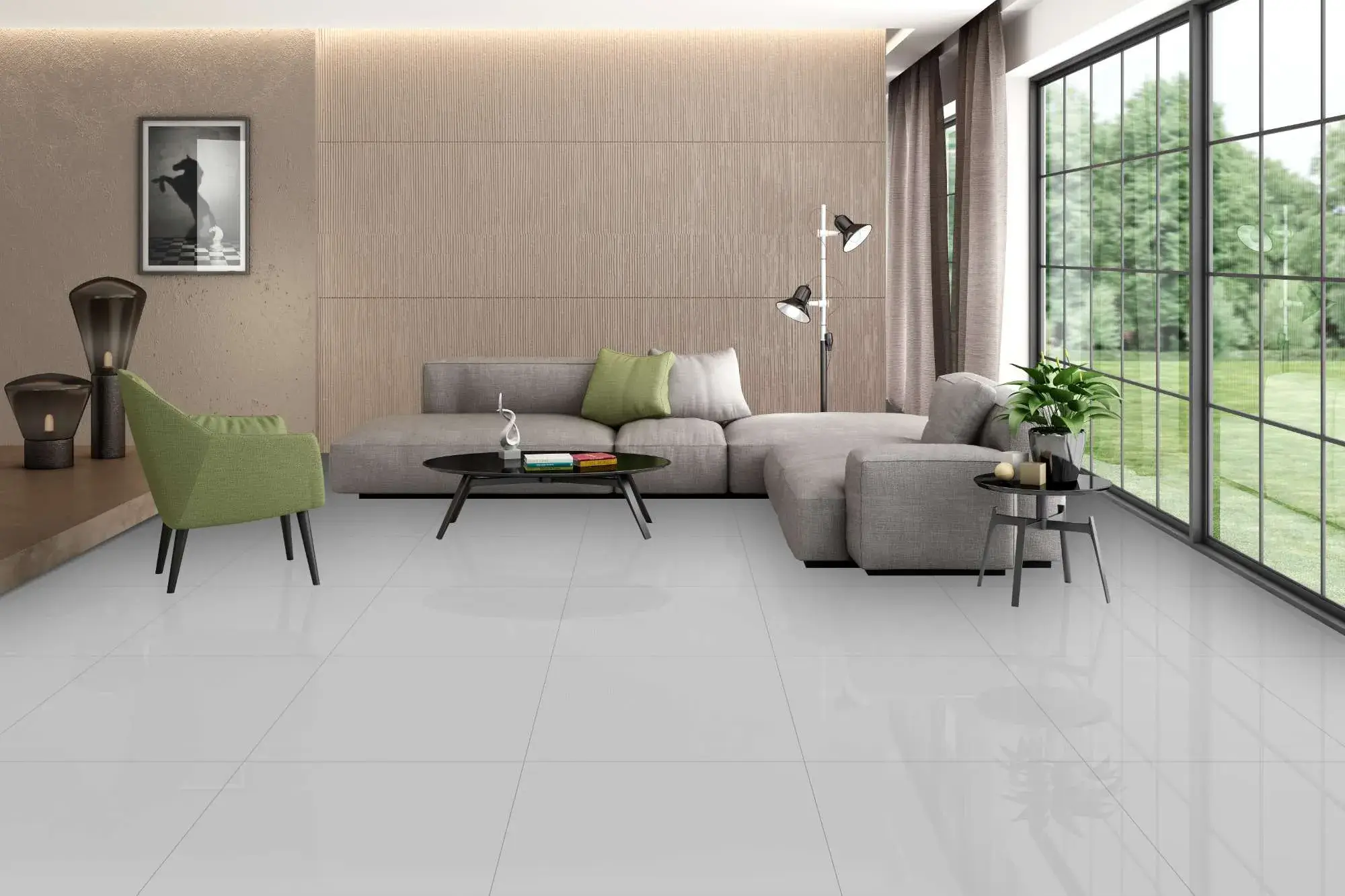 grey vitrified tiles